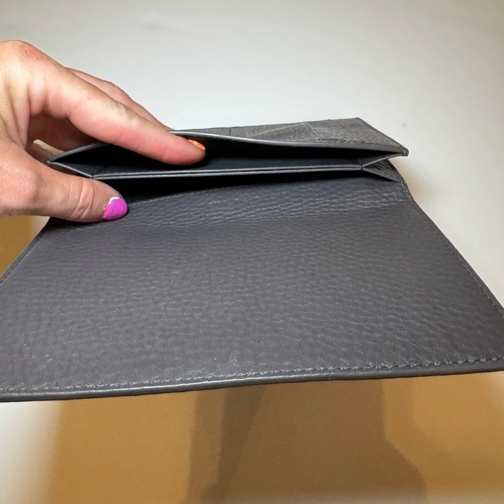 Dagne Dover Slim Wallet dark gray